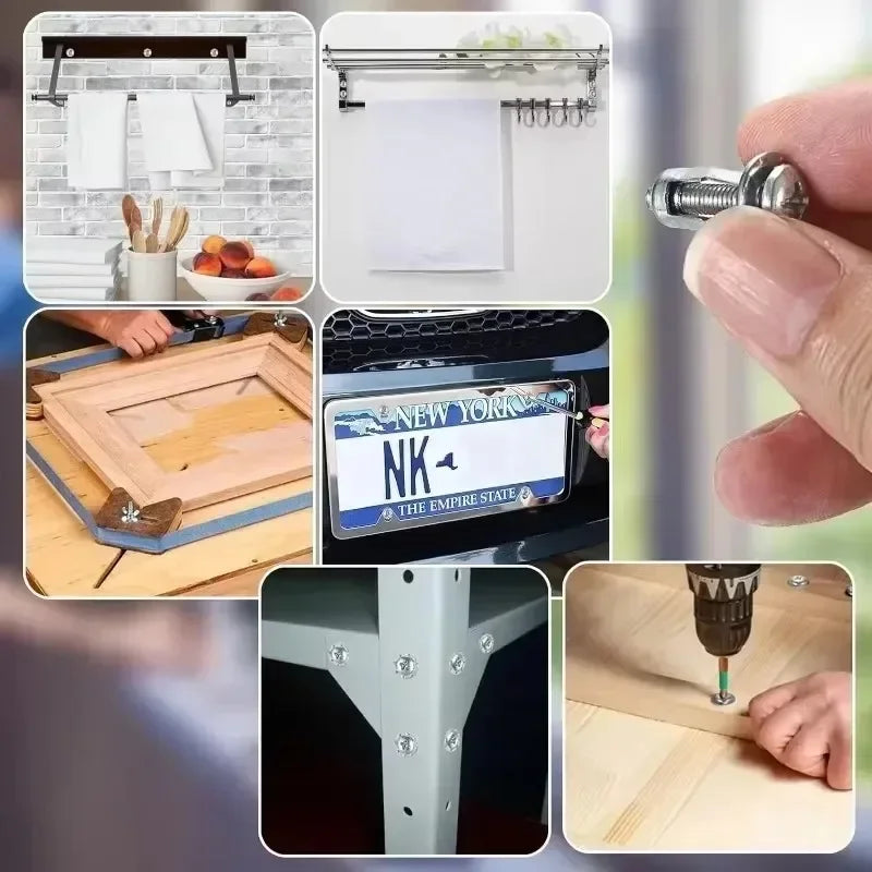 M6x25mm Metall Expansions Anker Schrauben für feste Wandbefestigung DIY Projekte