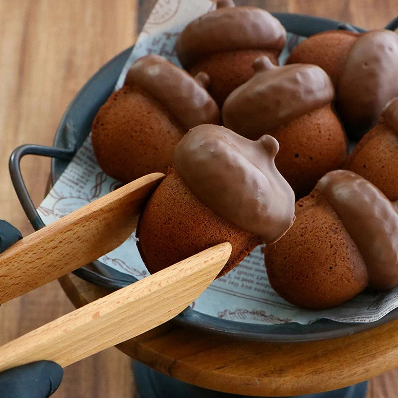 Antihaft Backform aus Kohlenstoffstahl für 6 Madeleines und Kekse