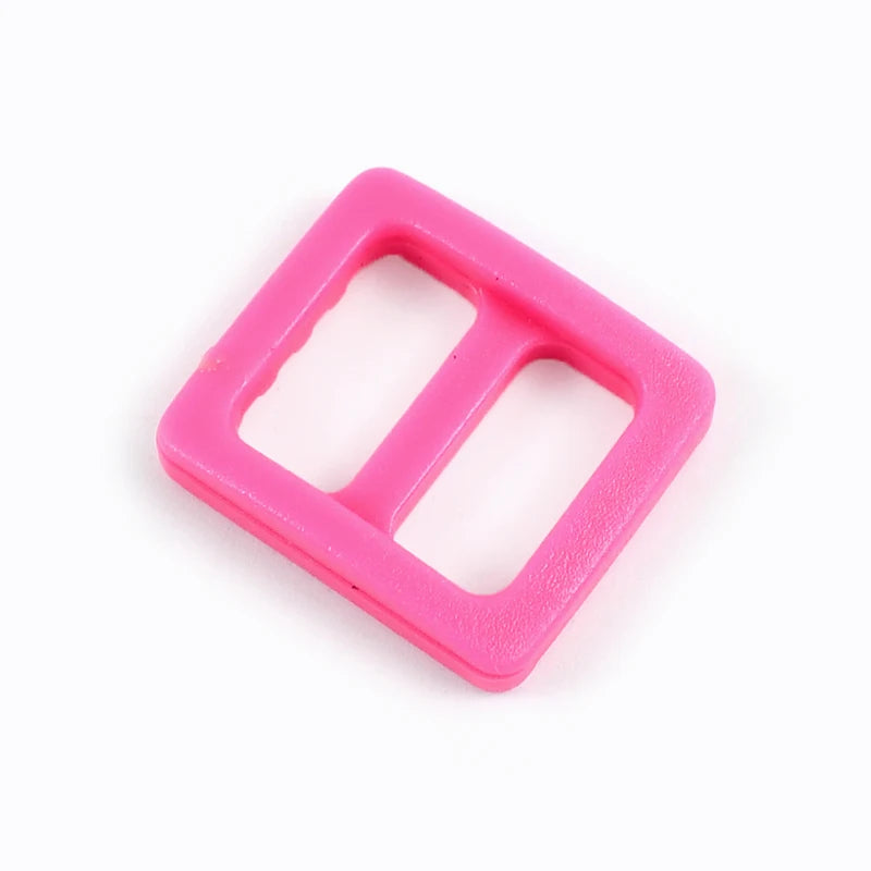 Kunststoff Schnallen Set mit Tri-Glide Ringen für Taschen und Gürtel