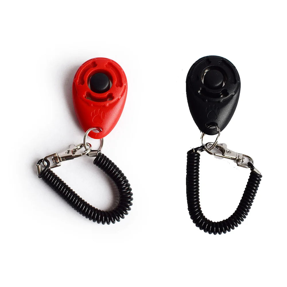 2er Set Hundetraining Clicker mit verstellbarer Handschlaufe für Haustiere