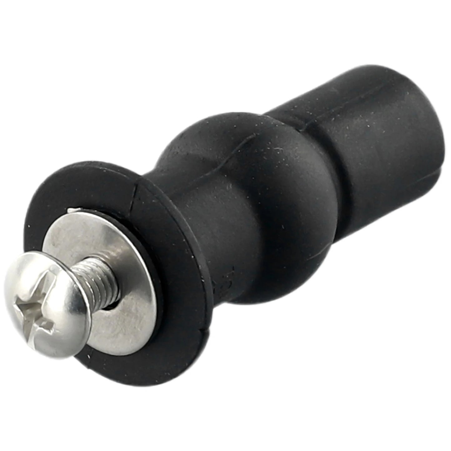 2er-Pack Universelle Toilettensitz Schrauben mit Gummi Scharnieren