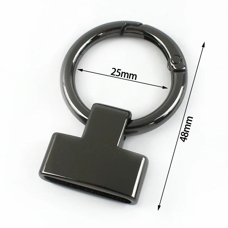 Metallschnallen O-Ring 20 25mm 2 5 10 Stück für Riemen Schlüsselanhänger