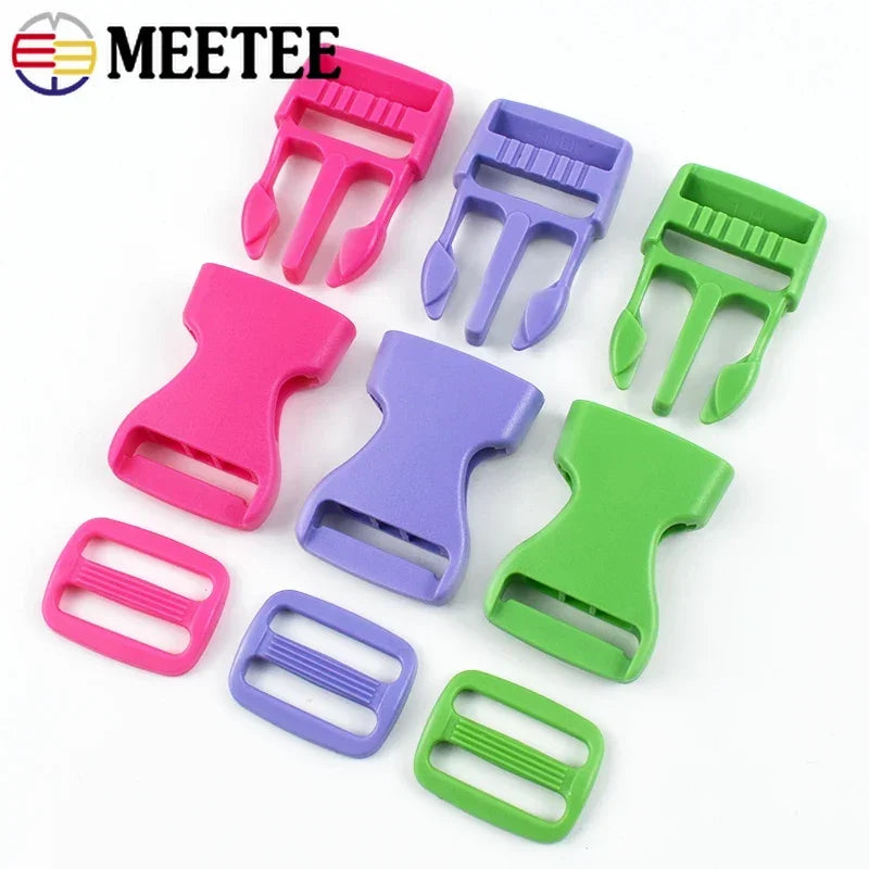 Universal Kunststoff Schnallen Set 15/20/25mm für DIY Projekte