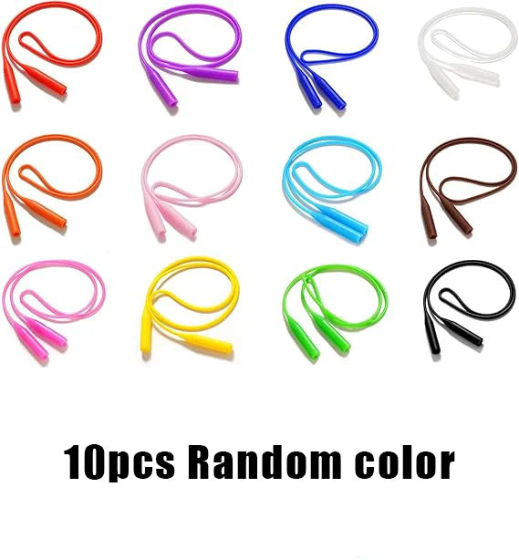 Elastische Silikon Brillenband Kette für Sonnenbrille sportlich und rutschfest-Yabubest - Home & More