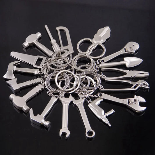 Mini Werkzeug-Schlüsselanhänger aus Zinklegierung – Praktisch - Kreativ