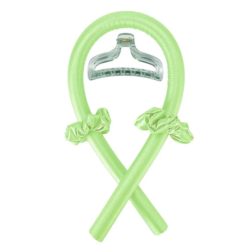 Hitzefreies Locken Stirnband Seide: Weiche Locken über Nacht – Kein Hitzeschaden