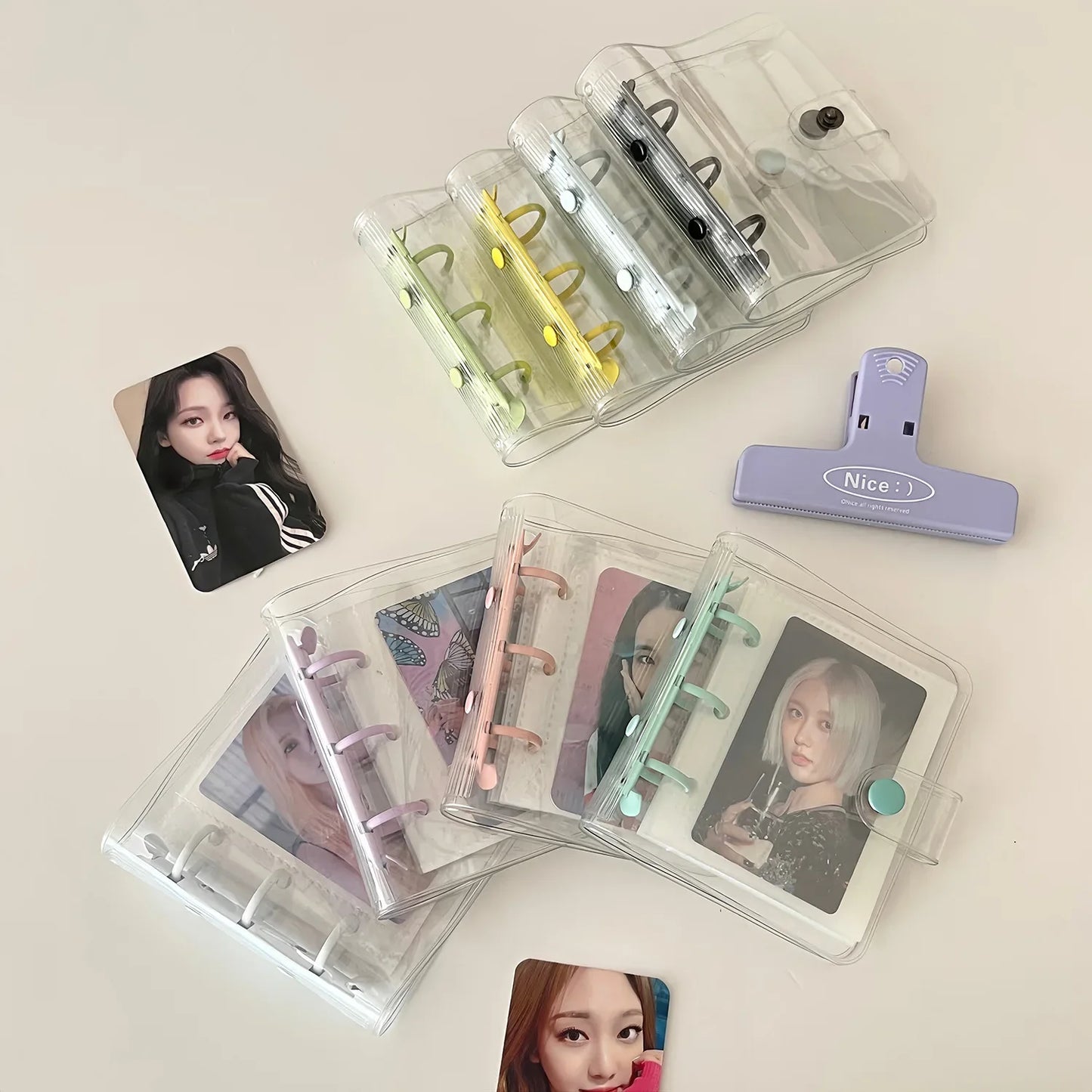 3-Zoll Kpop Fotokarten Sammelbuch und Binder für Idol Bilder Photocards