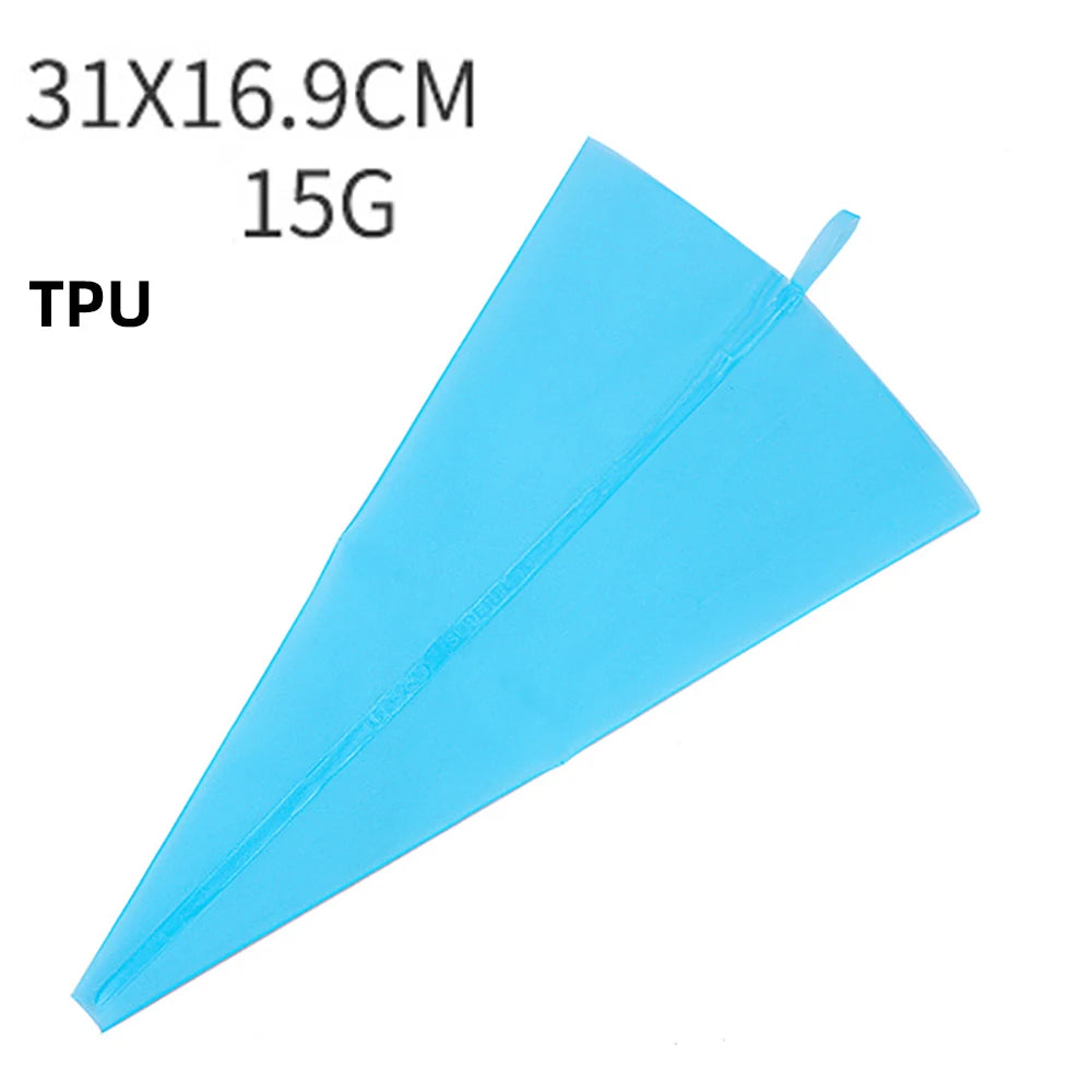 5 Größen Silikon Spritzbeutel wiederverwendbar für Kuchen Dekorieren-Yabubest - Home & More