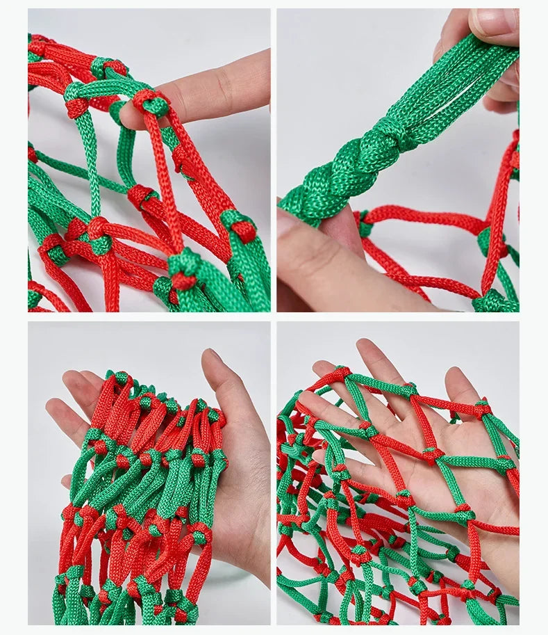 Faltbare Nylon Ball Netztasche Tragbar für Fußball Basketball Volleyball