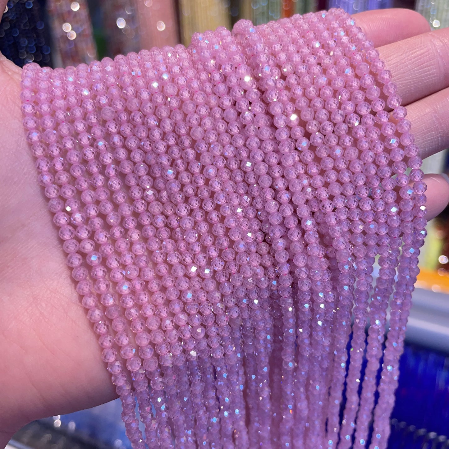 2 mm Naturstein Amethyst Tigerauge Lapislazuli Perlen für Schmuckherstellung-Yabubest - Home & More