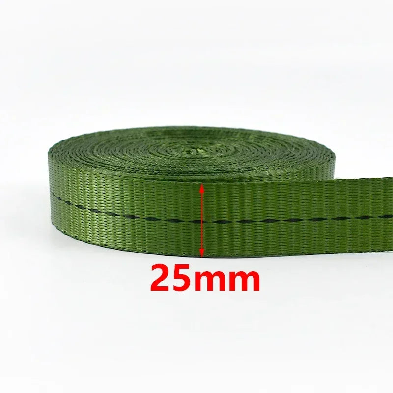 Nylongewebe Gurtband 25-50 mm starkes Riemenmaterial 5 m Länge
