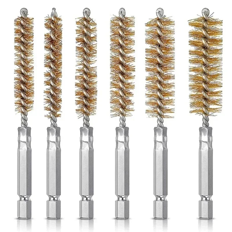 Effektive 8–19 mm Drahtrohr-Reinigungsbürste aus Edelstahl - Kupfer für Maschinenpflege