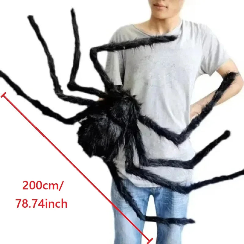 Riesige Halloween-Spinne für Innen- und Außenbereich zur Dekoration