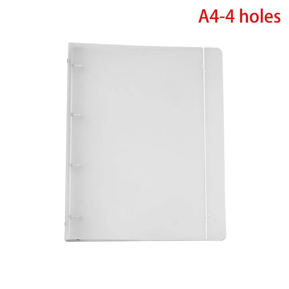 Matt durchscheinende PP Notizbuch Huelle Ringordner A4 B5 A5 A6 A7