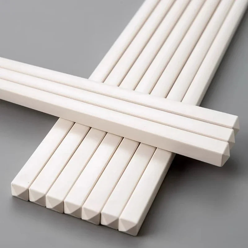 Extra Lange 27cm Essstäbchen aus Metall Legierung Rutschfest für Küche