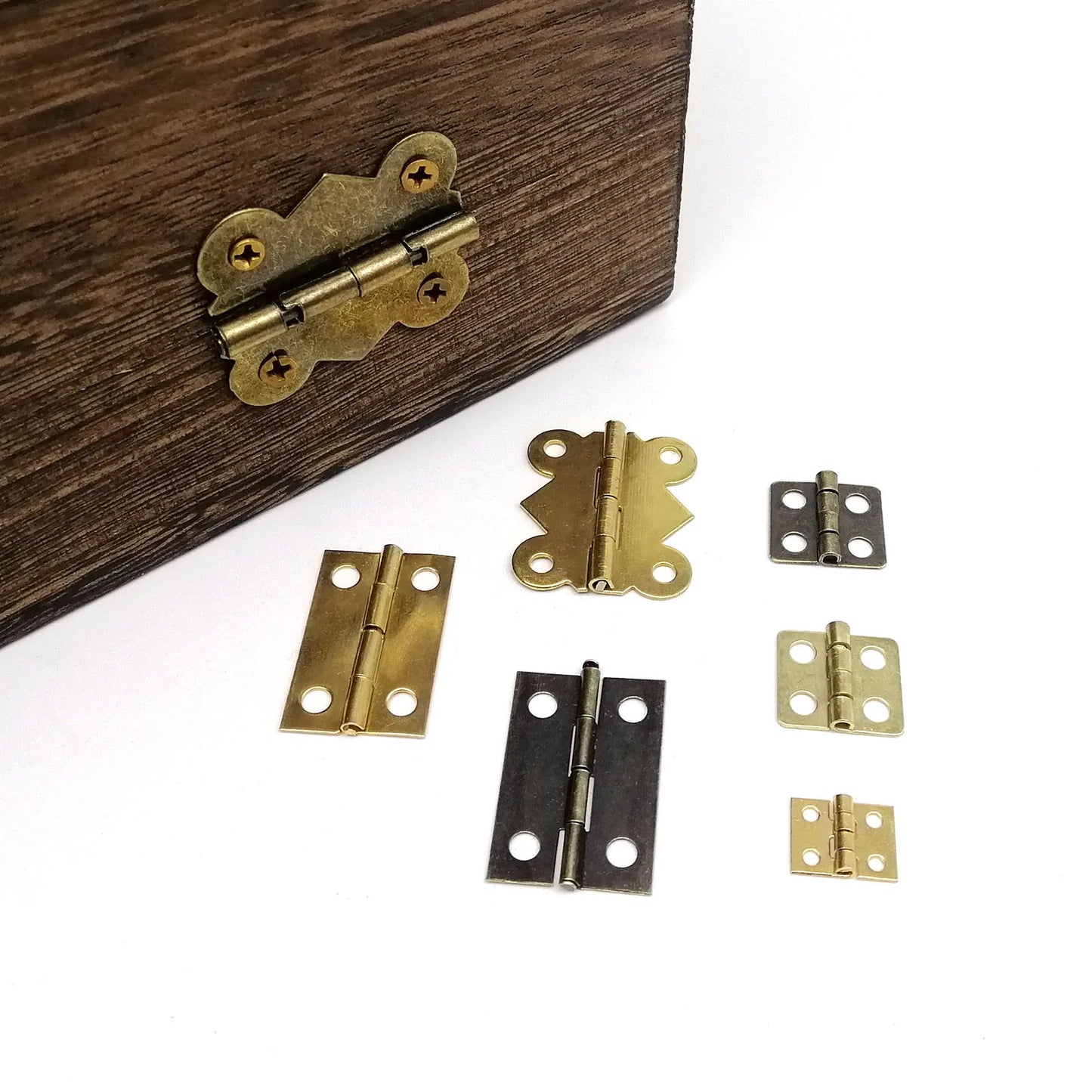 Mini-Schmucktruhe aus antikem Messing für kreative Geschenke