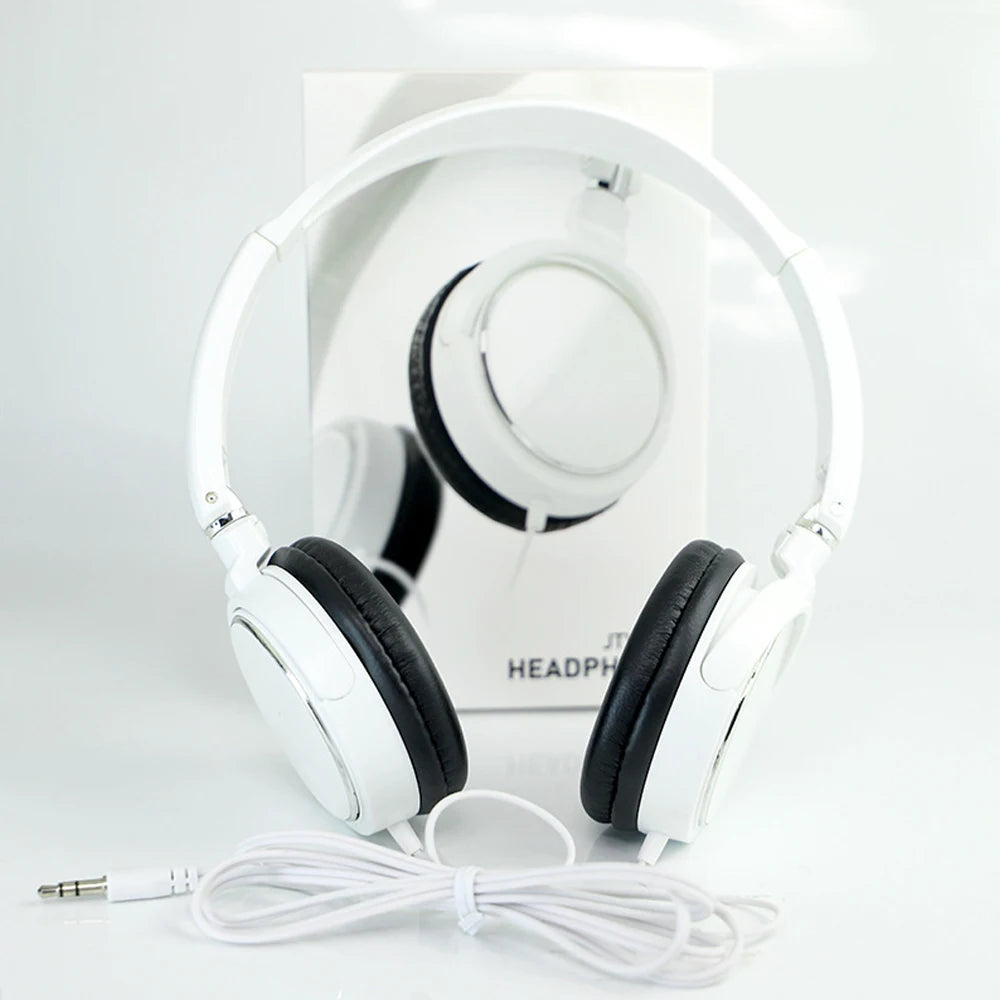 Faltbare Over Ear Kopfhörer Kabelgebunden mit Rauschunterdrückung HiFi Sound