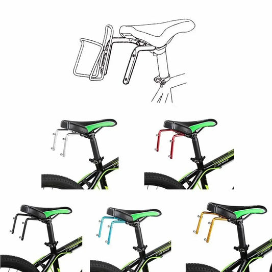 Fahrrad Sattel Adapter für 2 Trinkflaschen Aluminium – Mehr Flüssigkeit unterwegs