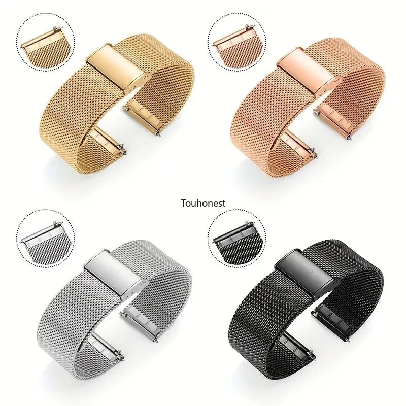 Milanese Metall Armband 18mm 20mm 22mm für viele Uhren – Stil und Komfort