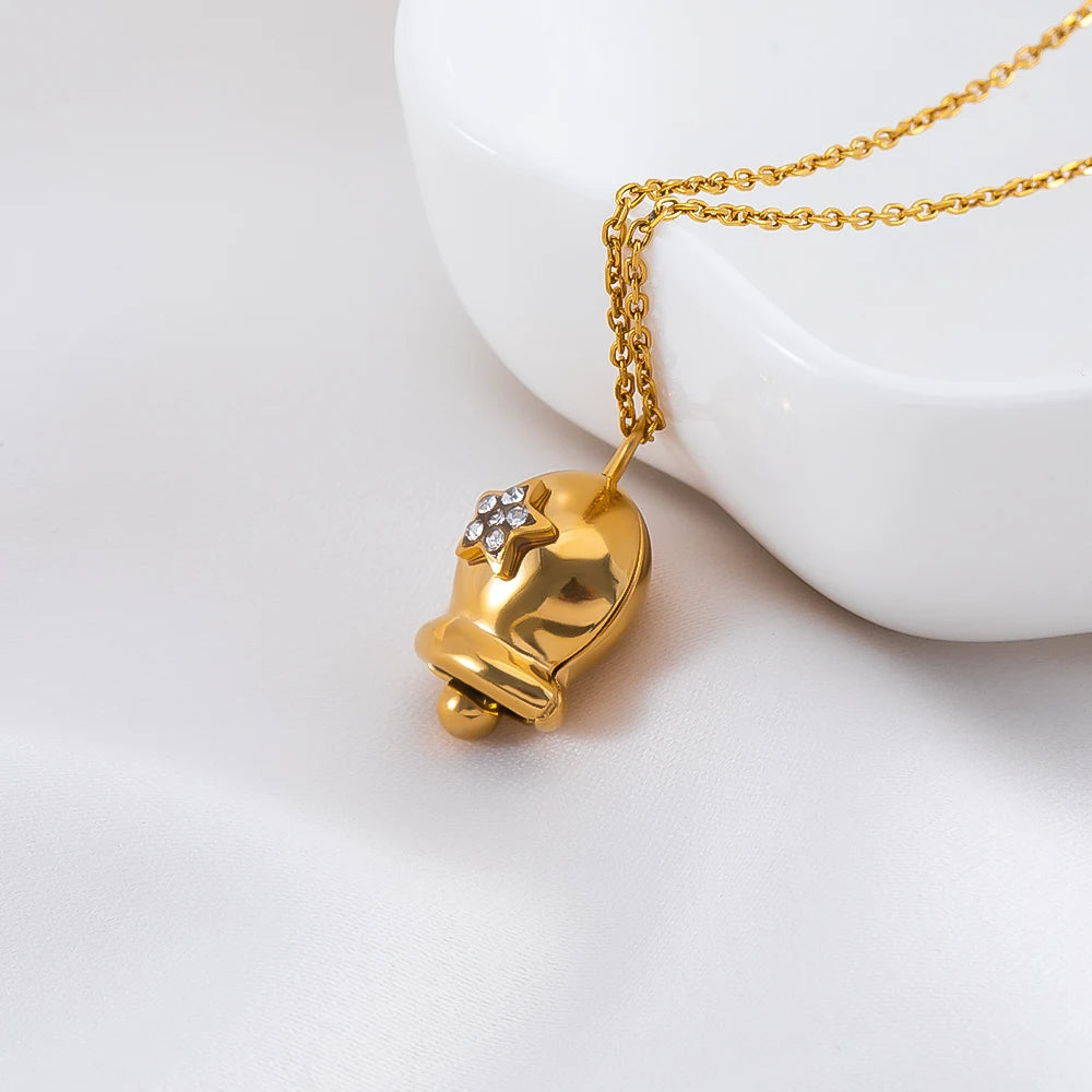 5 Stück Edelstahl Anhänger Gänseblümchen Herz Stern Glocke für Schmuck DIY-Yabubest - Home & More