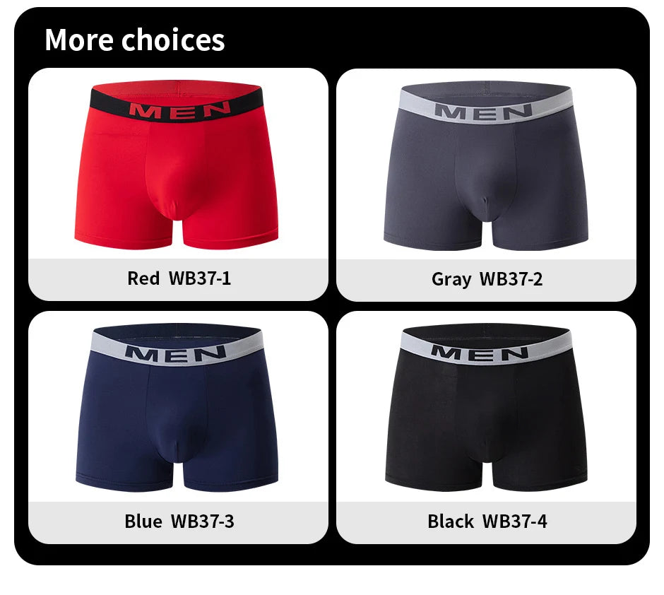 5er Set Herren Mehrfarbige Sportliche Unterwäsche Shorts
