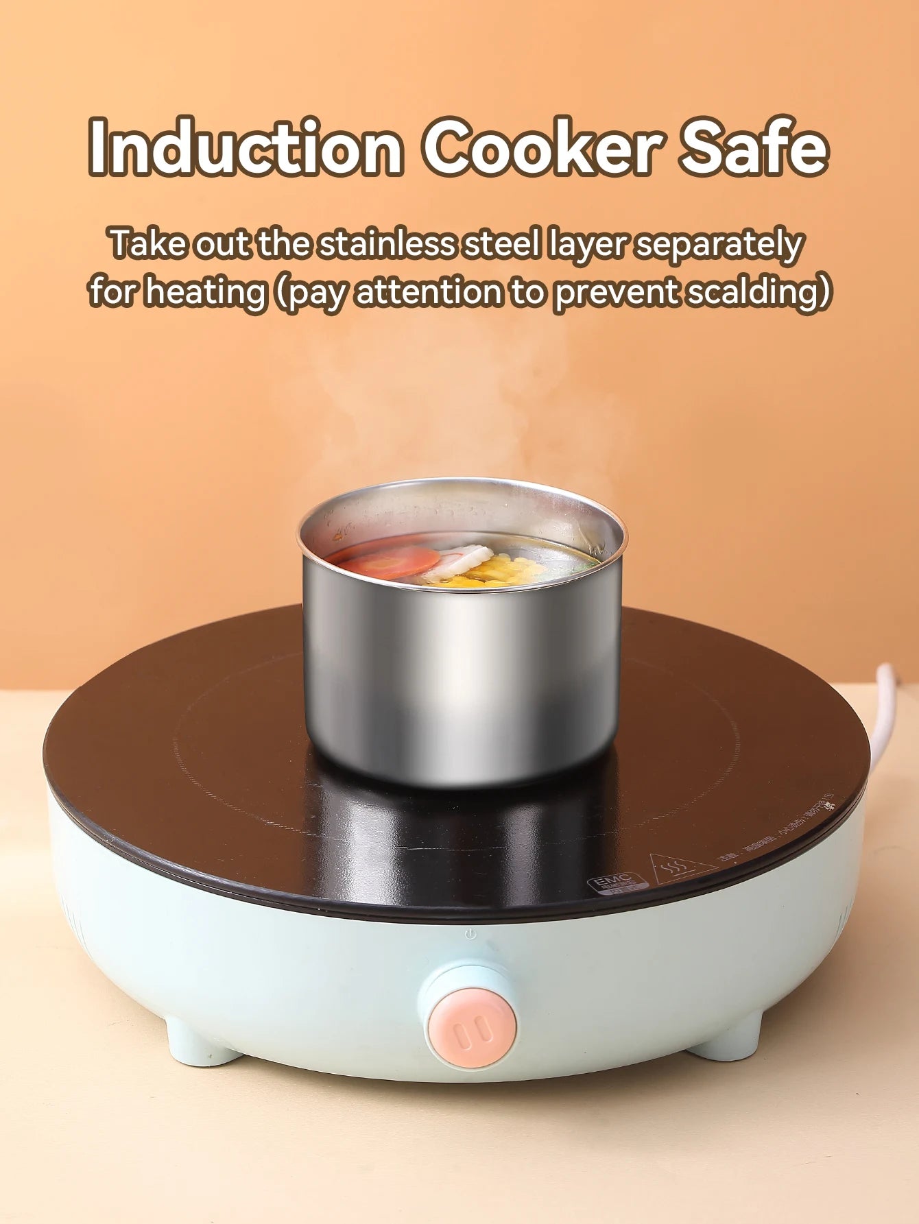 Thermische Brotdose Edelstahl niedlicher Bär tragbare Bento Box Kinder