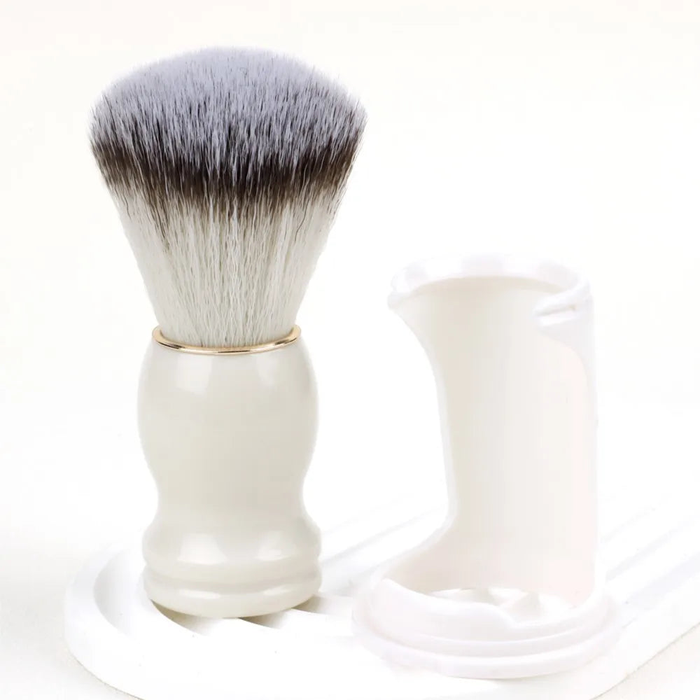 Rasierpinsel mit Wildschweinborsten und Holzgriff Fan Form für Herren Pflege