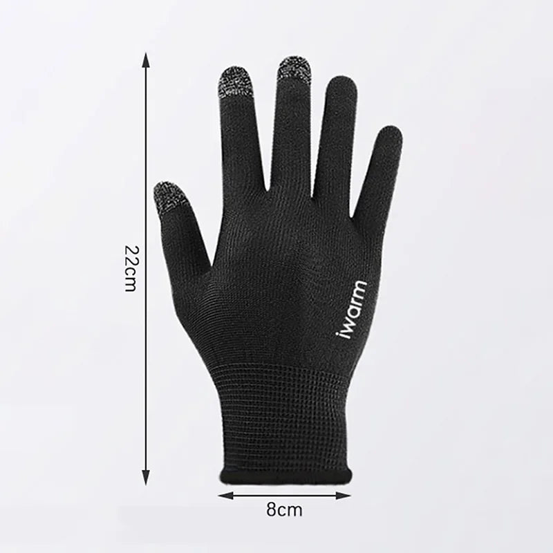 Vollfinger Fahrradhandschuhe wasserdicht rutschfest warm für Männer Frauen