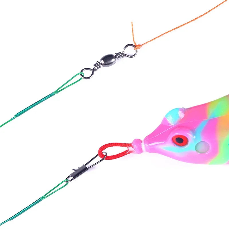 Stahldraht Angelvorfach mit starker Zugkraft in 200/100/60/20 Stück