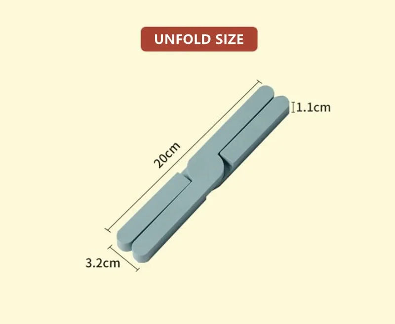 Faltbares, hitzebeständiges Silikon-Tischset, rutschfest für Esst