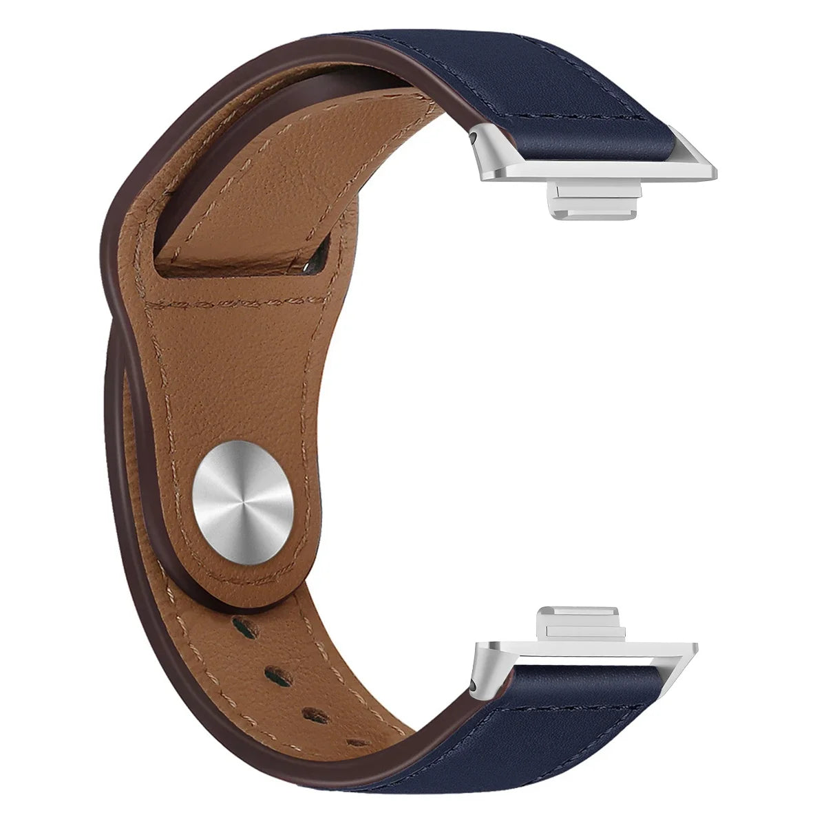 Elegantes Lederarmband für Smartwatch und Fitness Tracker-Yabubestshop