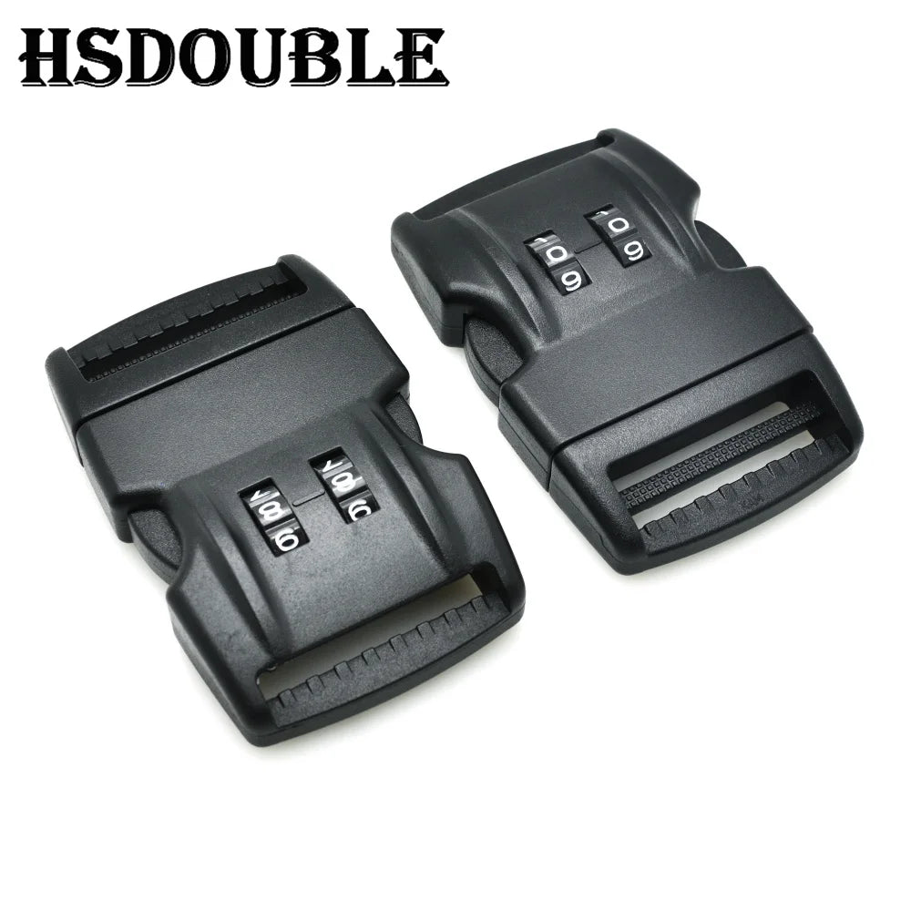 Sicherheitsverschluss mit Zahlenschloss für Gurtband Rucksack Tasche