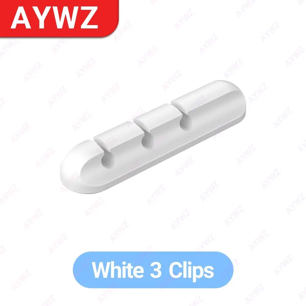 Selbstklebende Kabelhalter Clips für Kabelmanagement Schreibtisch 5mm