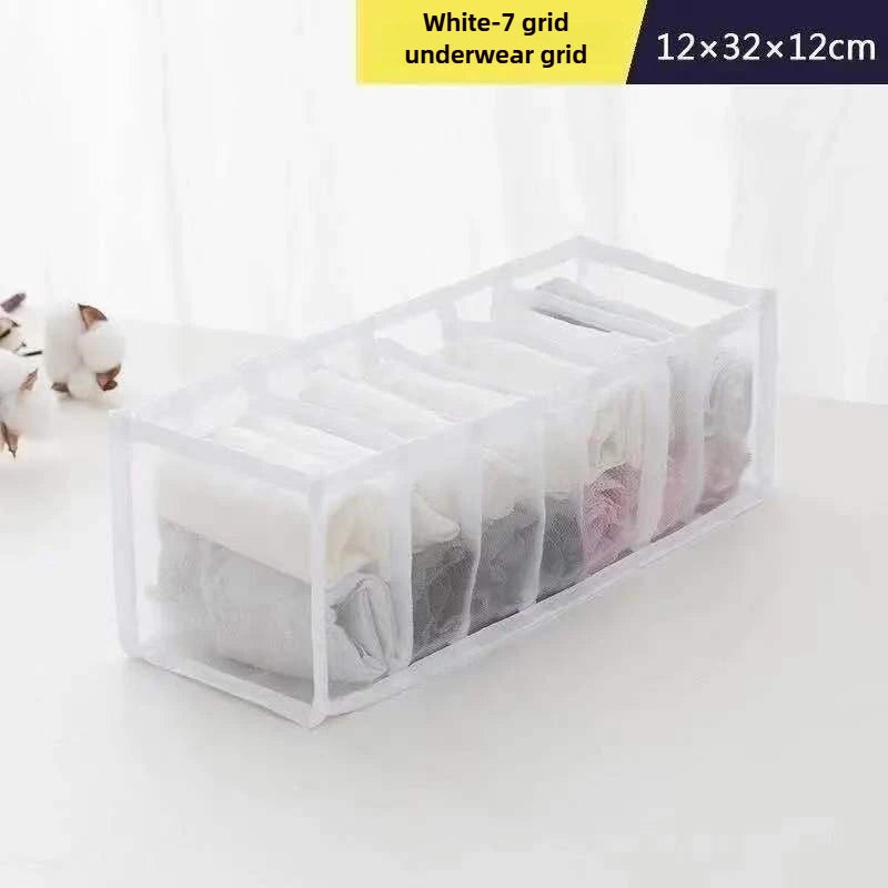 3PCS faltbare Mesh Organizer Boxen für Unterwäsche BH Socken Lagerung