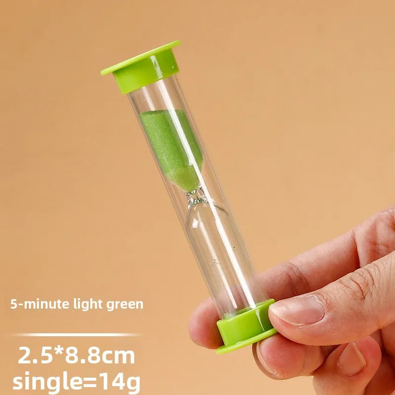 Buntes Sanduhr Set aus Kunststoff für Studenten und dekorative Nutzung