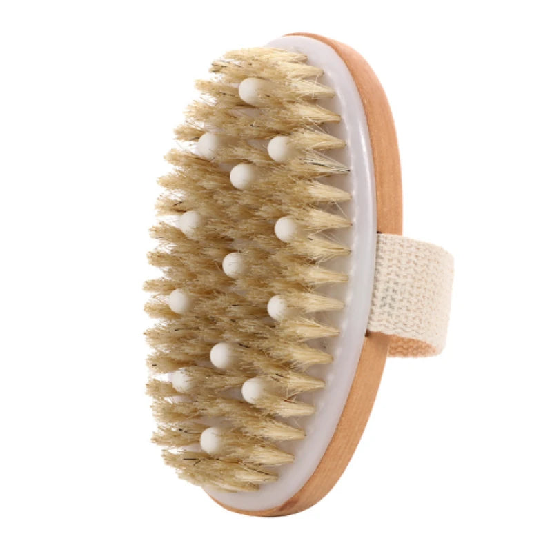 Handliche Duschbürste mit weichen Borsten für Peeling und Massage