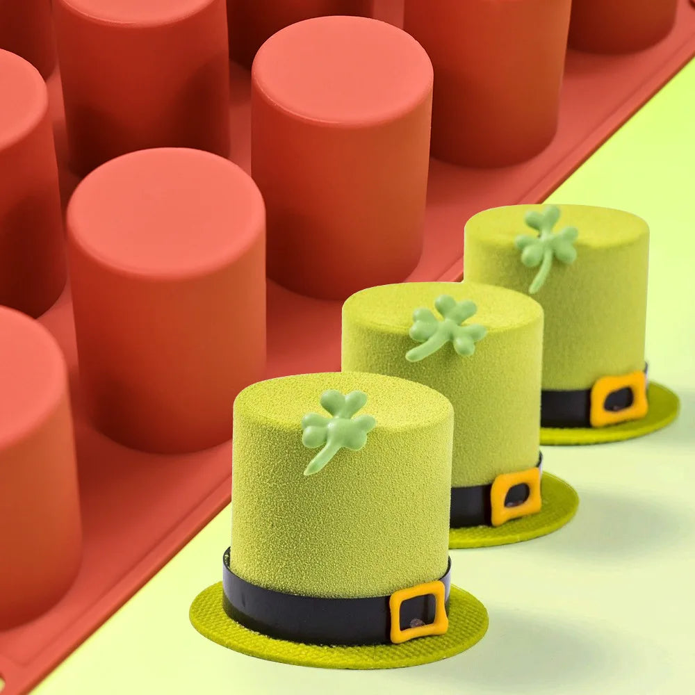 Zylinder Silikonform für vielseitige Back und Bastelprojekte