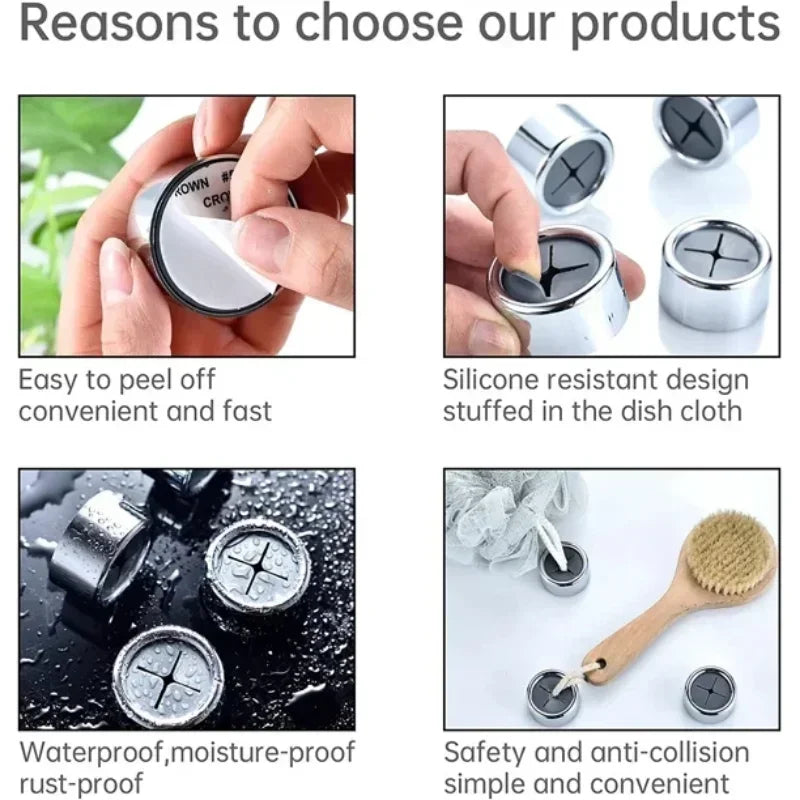 Praktischer Selbstklebender Handtuchhalter für Bad und Küche