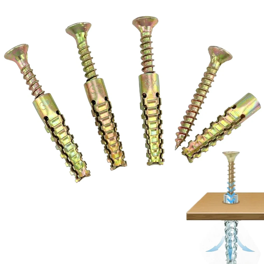 Robuster Stahl Wandanker Schraubensatz M5 M6 M8 für Trockenbau Befestigung