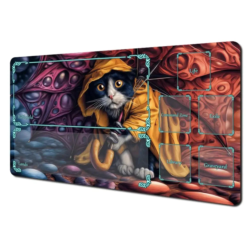 Rutschfeste Karten Gaming Matte mit Monsterzone für strategische Spiele