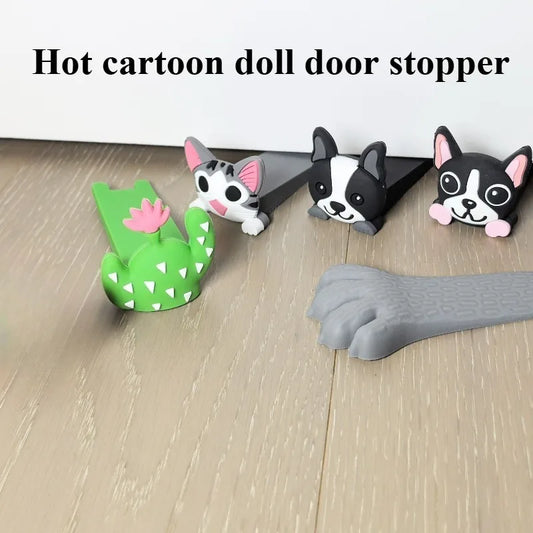 Tierform Türstopper aus Silikon als Anti-Kollisionsgriff in verschiedenen Farben