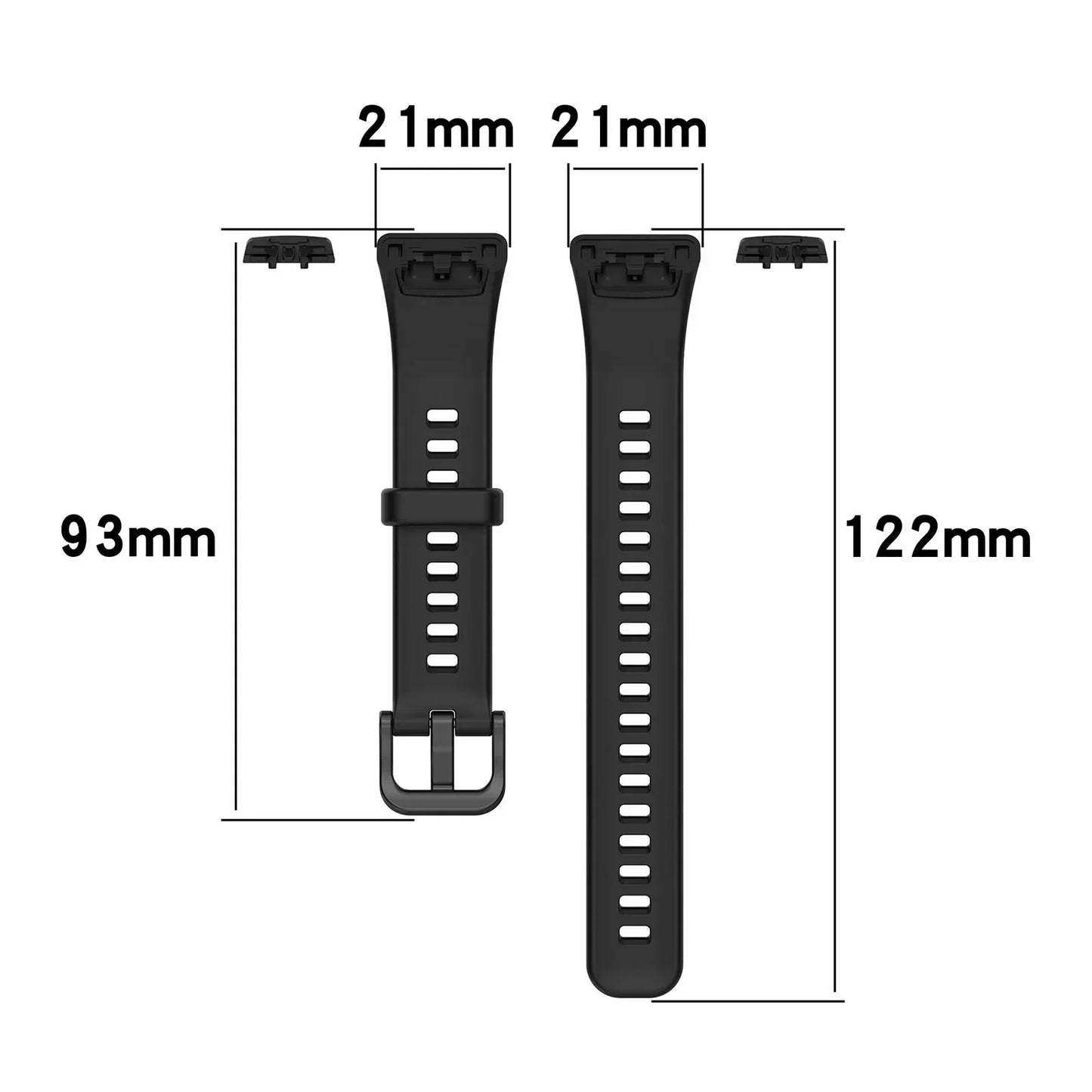 Silikon Ersatzarmband mit TPU Schutz für Huawei - Honor Band 6