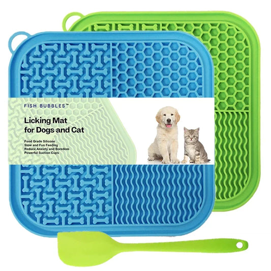 Slow Feeder Lick Matte mit Saugnäpfen zur Beruhigung für Hunde Katzen