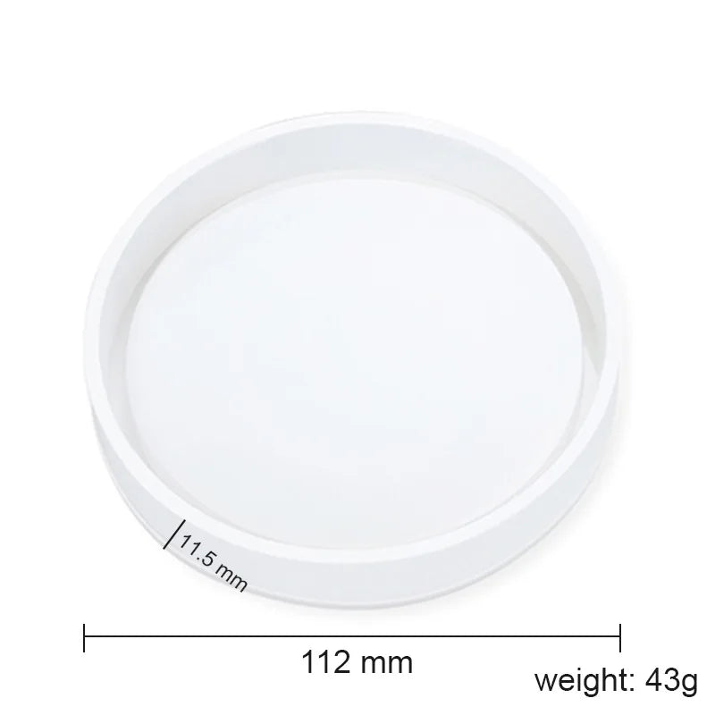 Silikon Formen Set für DIY Untersetzer Quadrat Rund Sechseck