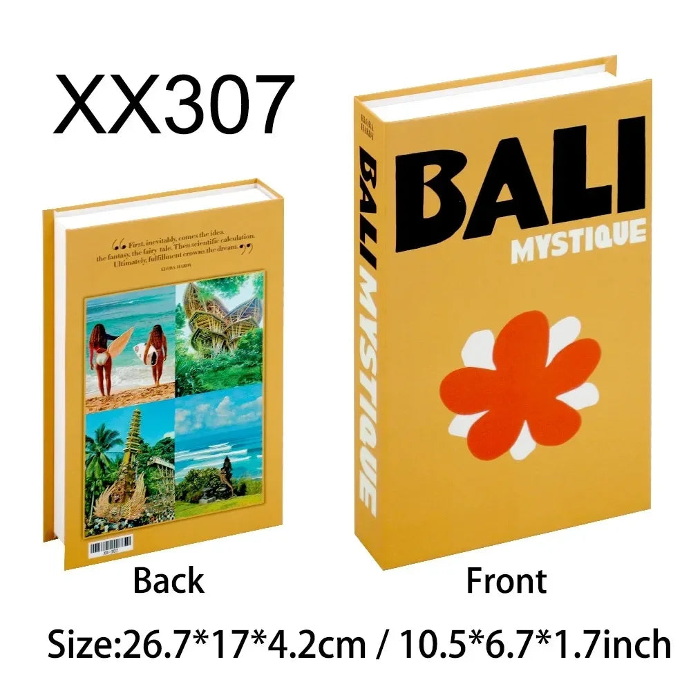 Luxus gefälschte Bücher Dekoration für Wohnzimmer Nordic Stil