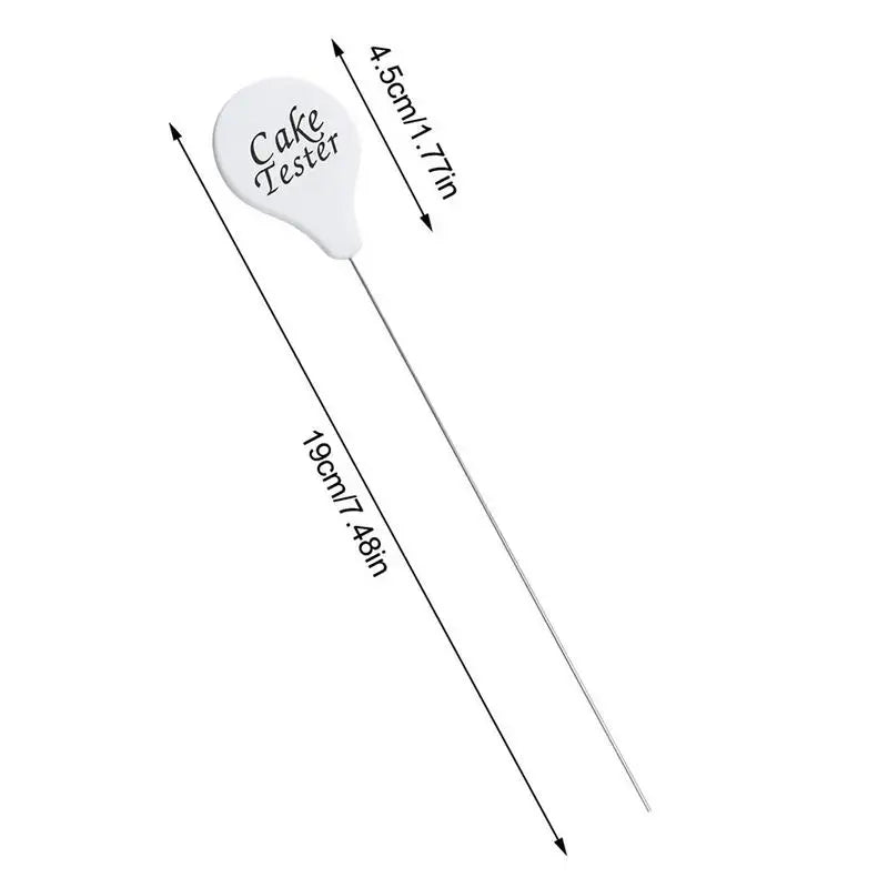 Edelstahl Kuchen Tester Nadel – Wiederverwendbar, Robust, Präzise Backhilfe