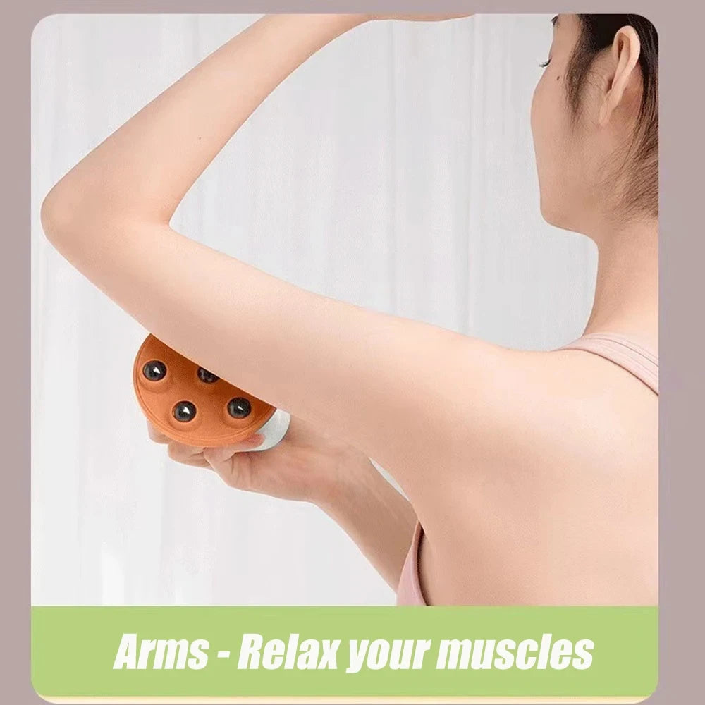 7 Kugel Handmassagegerät 360° Roller für Muskeln, Gesicht - Entspannung