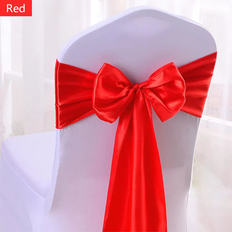 Satin Stuhlschärpen für Hochzeiten und Events 50 Stück