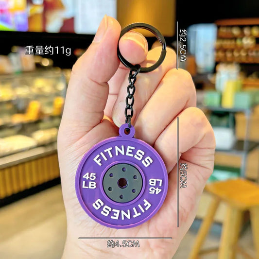 Mini Hantel Schlüsselanhänger Rucksackanhänger Fitnessstudio Geschenk