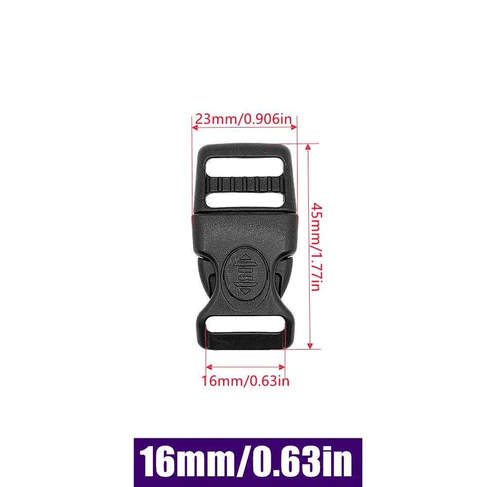 Vielseitiger Verschluss aus Kunststoff mit Schloss für Rucksäcke Gepäck